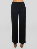 2026 New Arrival Pantaloni Palazzo in Cady Nero