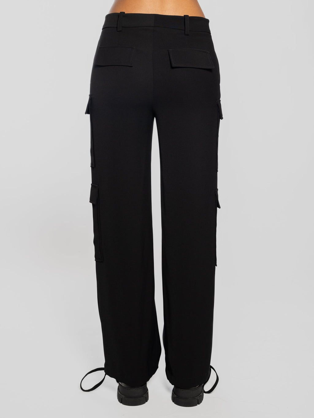 2026 New Arrival Pantaloni Cargo Ampi Nero