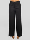 2026 New Arrival Pantaloni in Fresco Lana Palazzo Nero