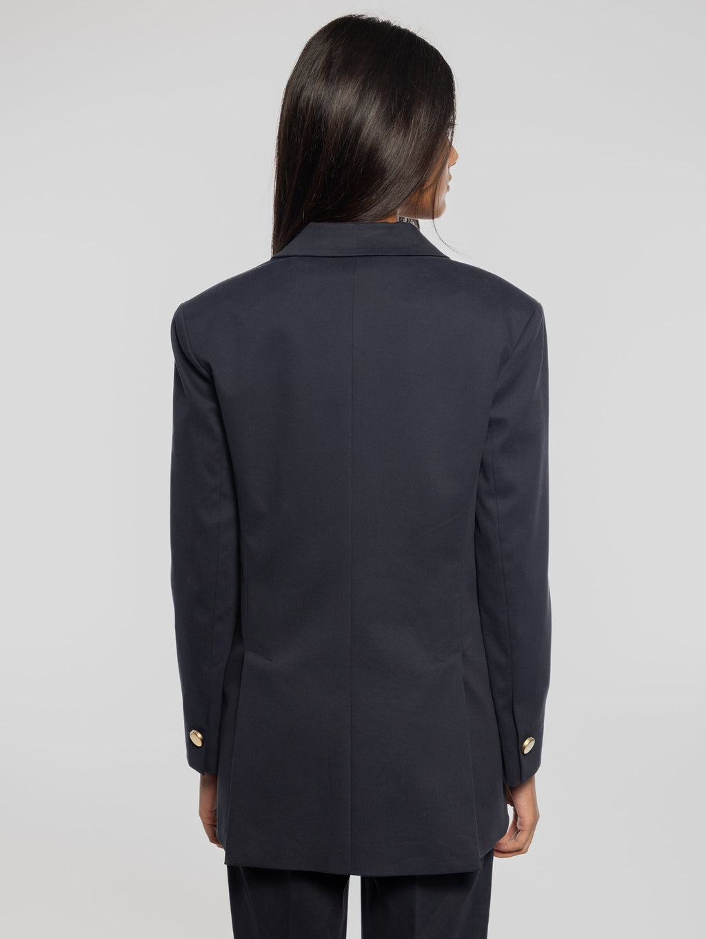 2026 New Arrival Giacca Doppio Petto Oversize Blu