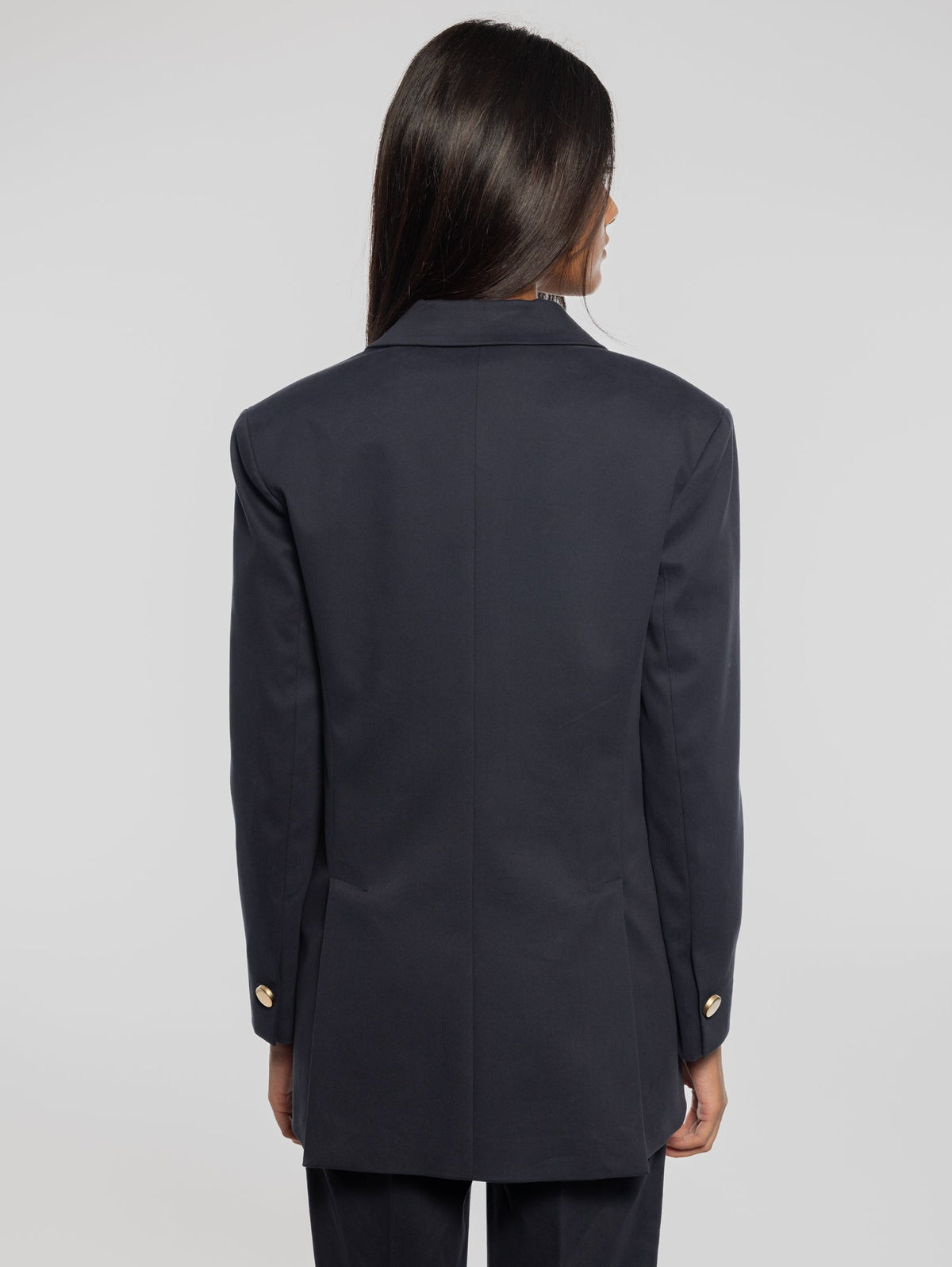 2026 New Arrival Giacca Doppio Petto Oversize Blu