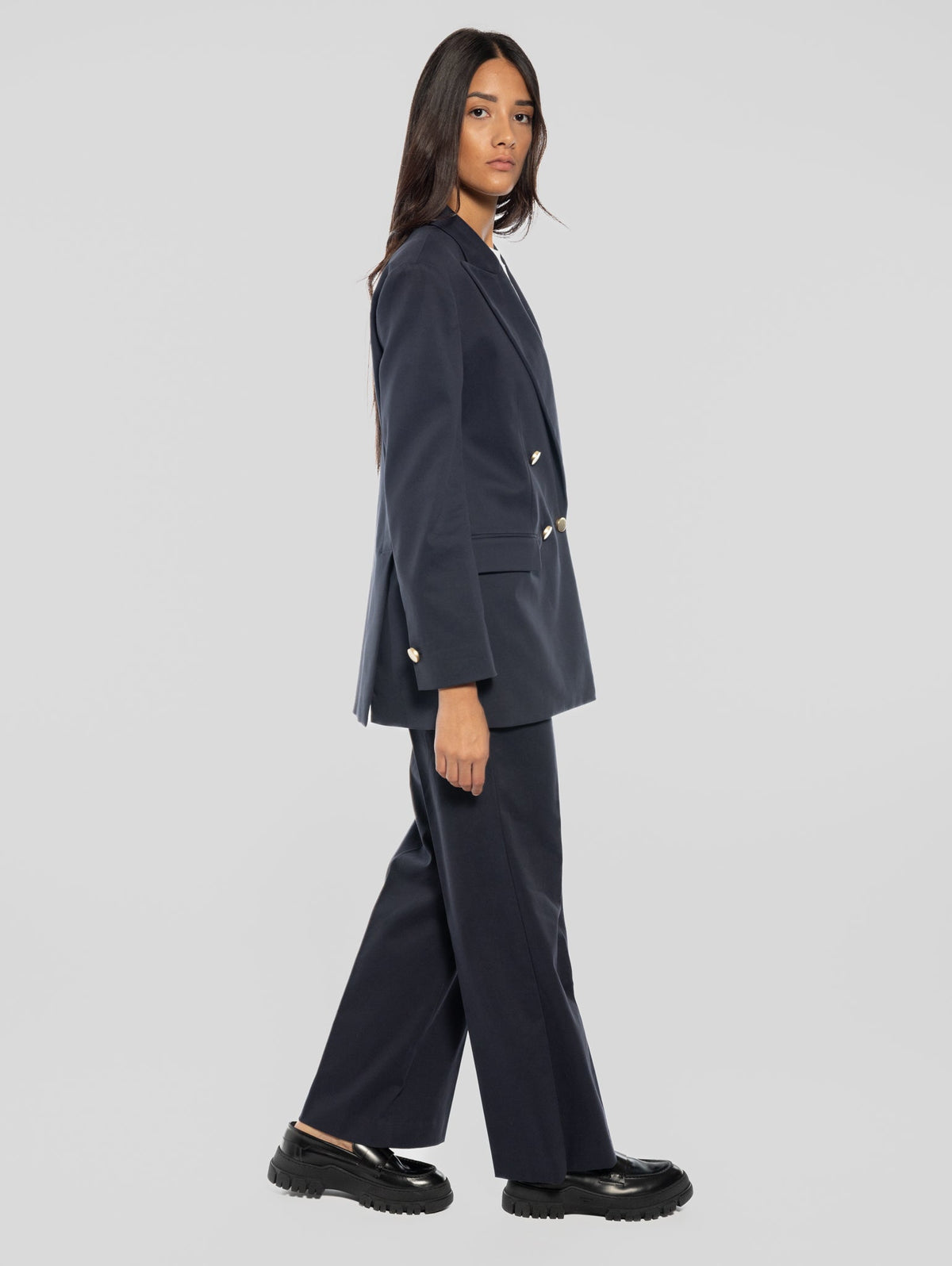 2026 New Arrival Pantaloni in Fustagno Blu