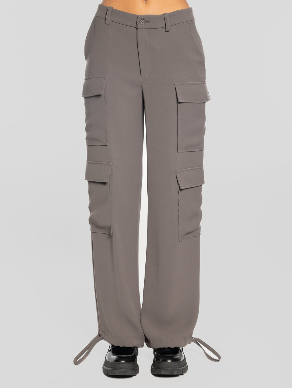 2026 New Arrival Pantaloni Cargo Ampi Pietra
