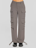 2026 New Arrival Pantaloni Cargo Ampi Pietra