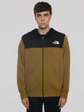 2026 New Arrival Felpa con Cappuccio e Cerniera Verde