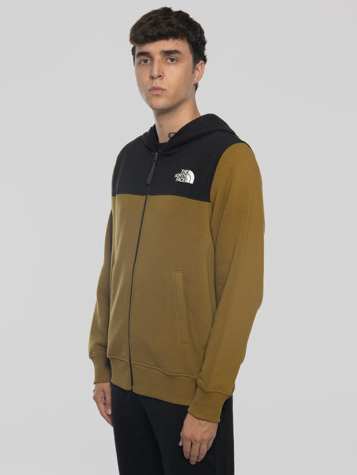 2026 New Arrival Felpa con Cappuccio e Cerniera Verde