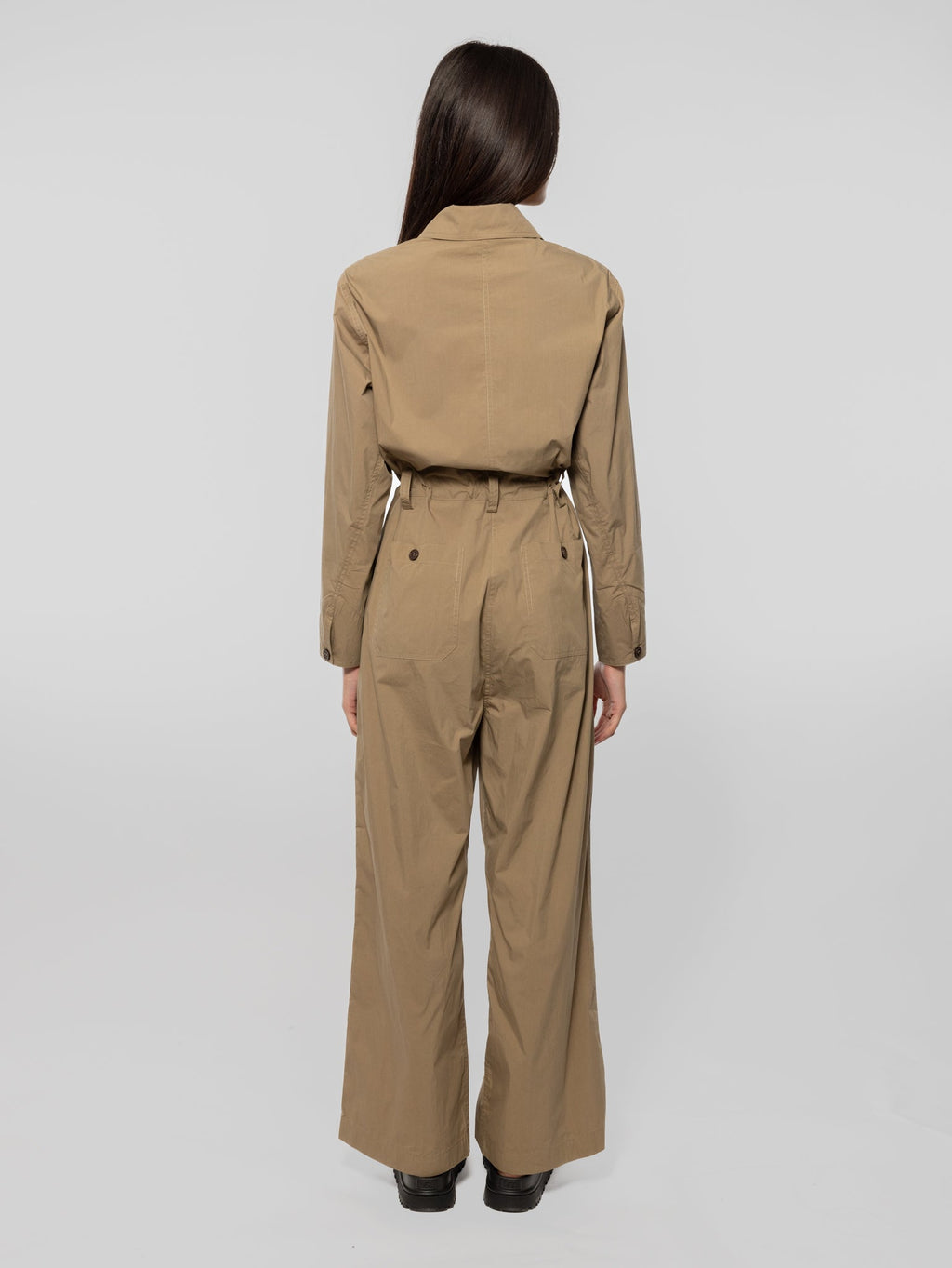 2026 New Arrival Tuta in Tessuto Leggero con Coulisse Verde