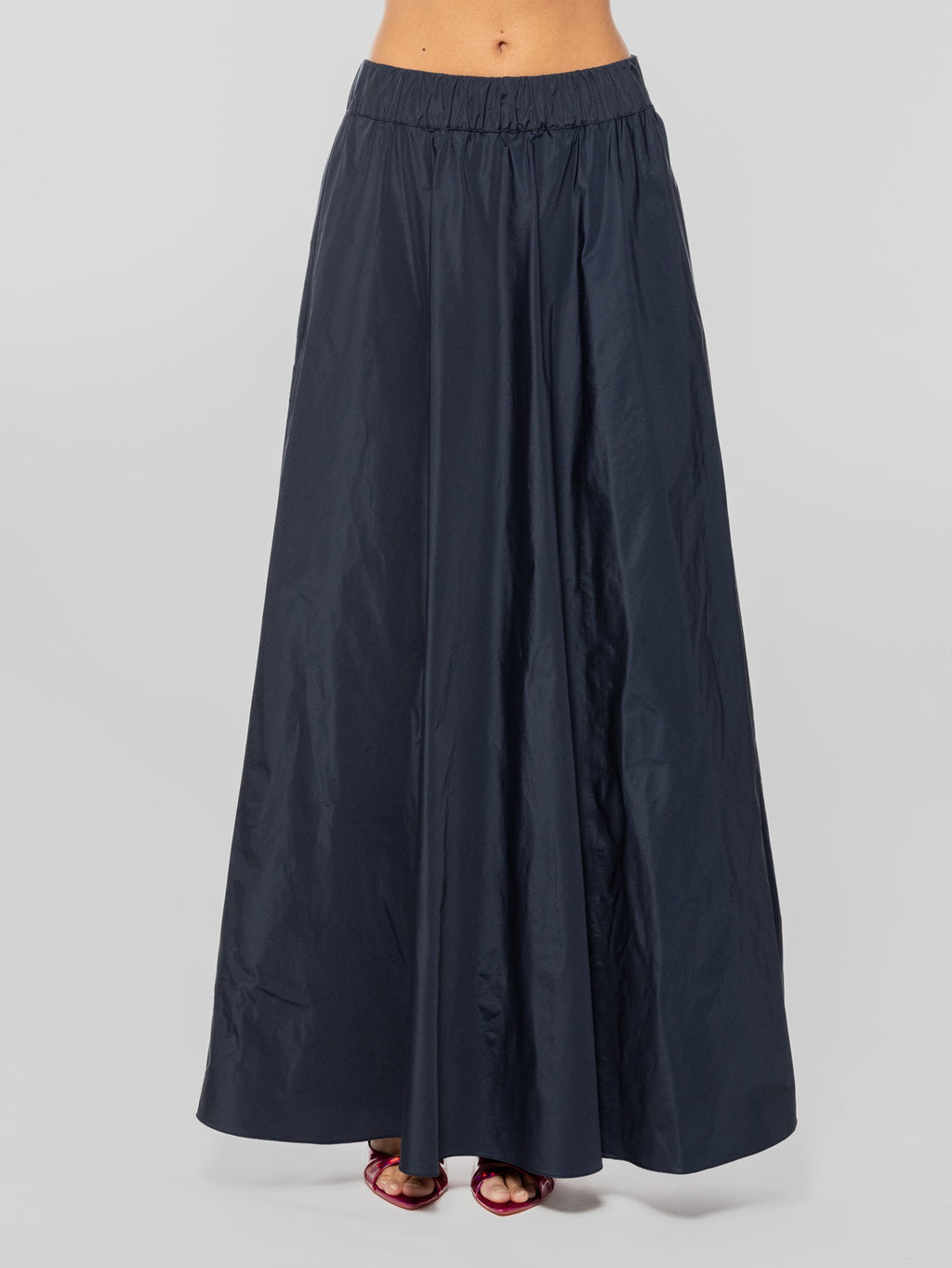 2026 New Arrival Gonna Lunga in Taffet Blu
