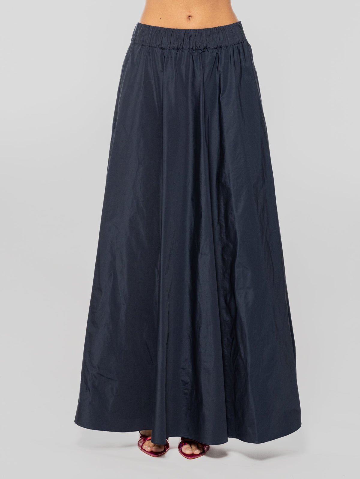 2026 New Arrival Gonna Lunga in Taffet Blu