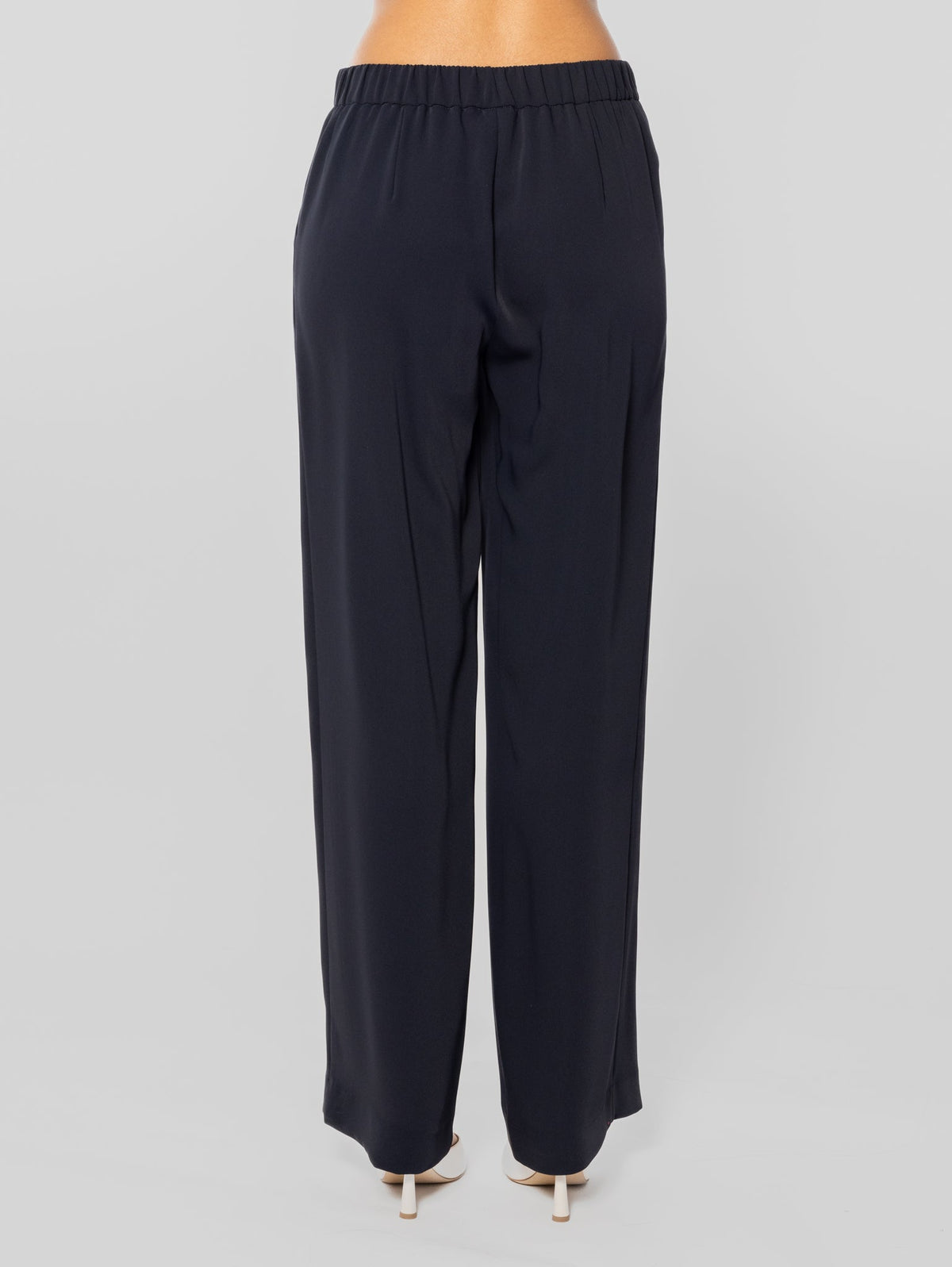 2026 New Arrival Pantaloni Palazzo in Cady Blu