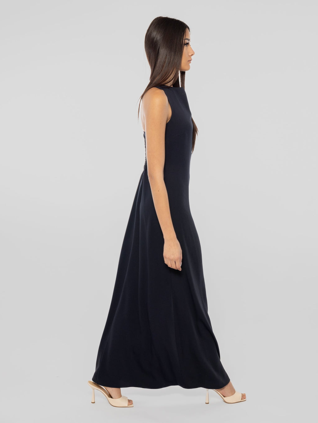 2026 New Arrival Abito Lungo con Incrocio Blu