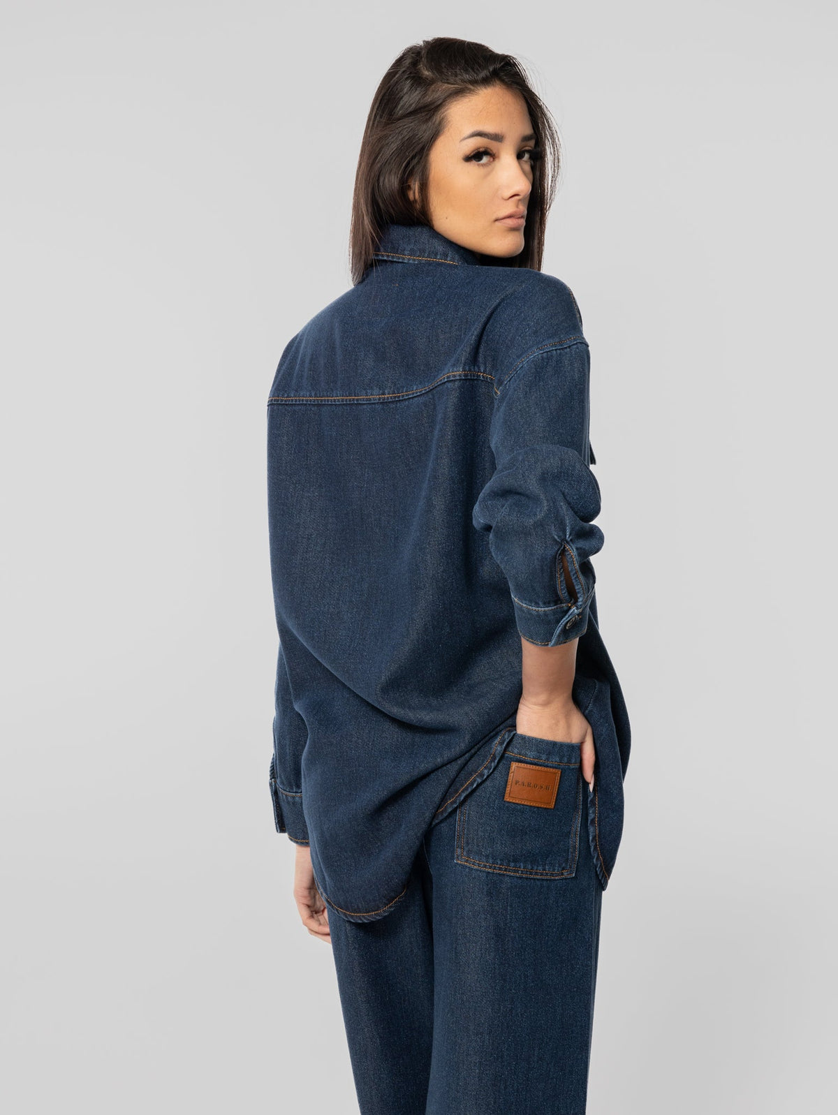 2026 New Arrival Giacca in Denim in Lyocell Blu