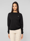 2026 New Arrival Felpa Girocollo in Cotone Loopback Nero