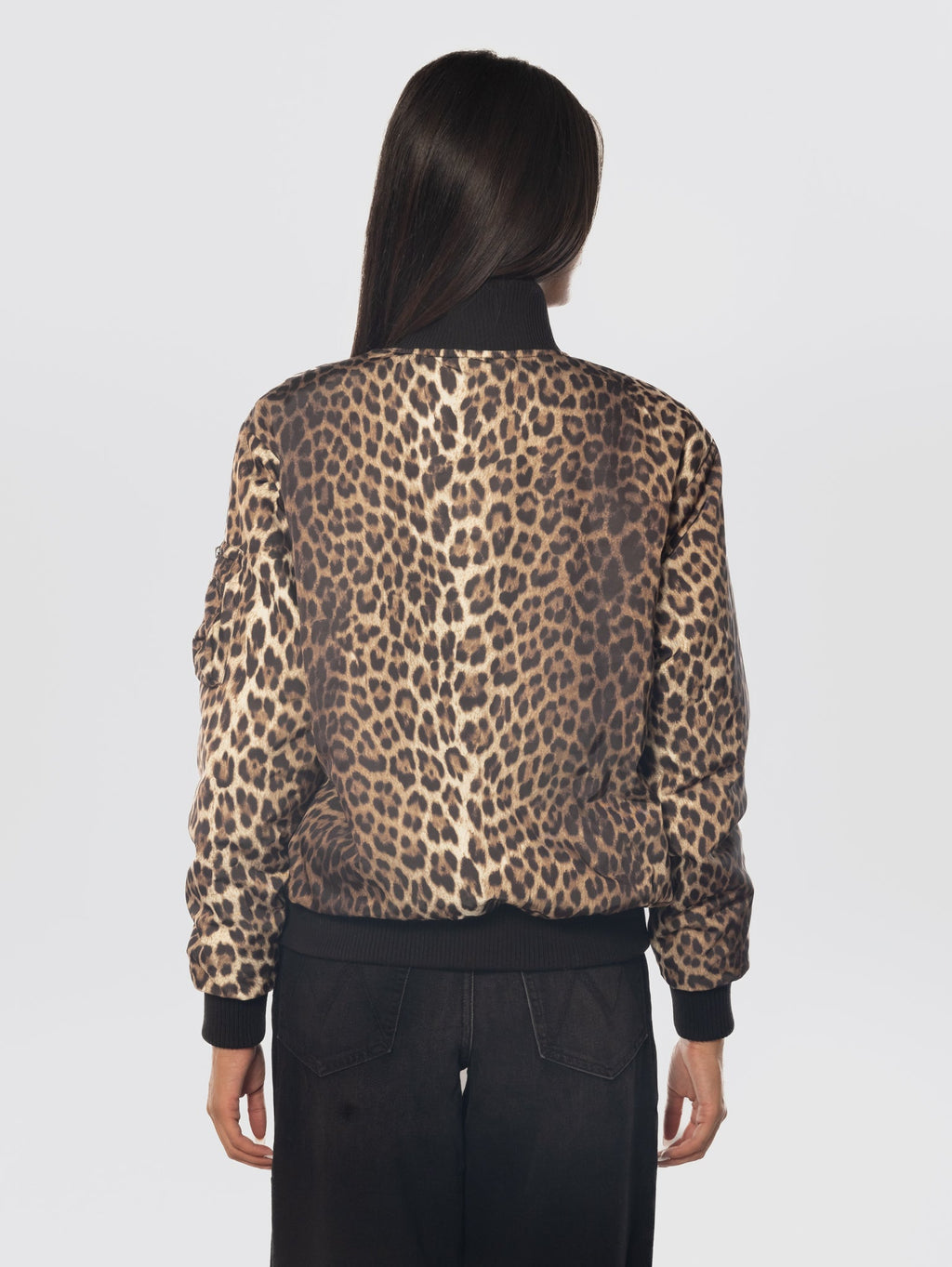 2026 New Arrival Giaccone Animalier Reversibile Marrone