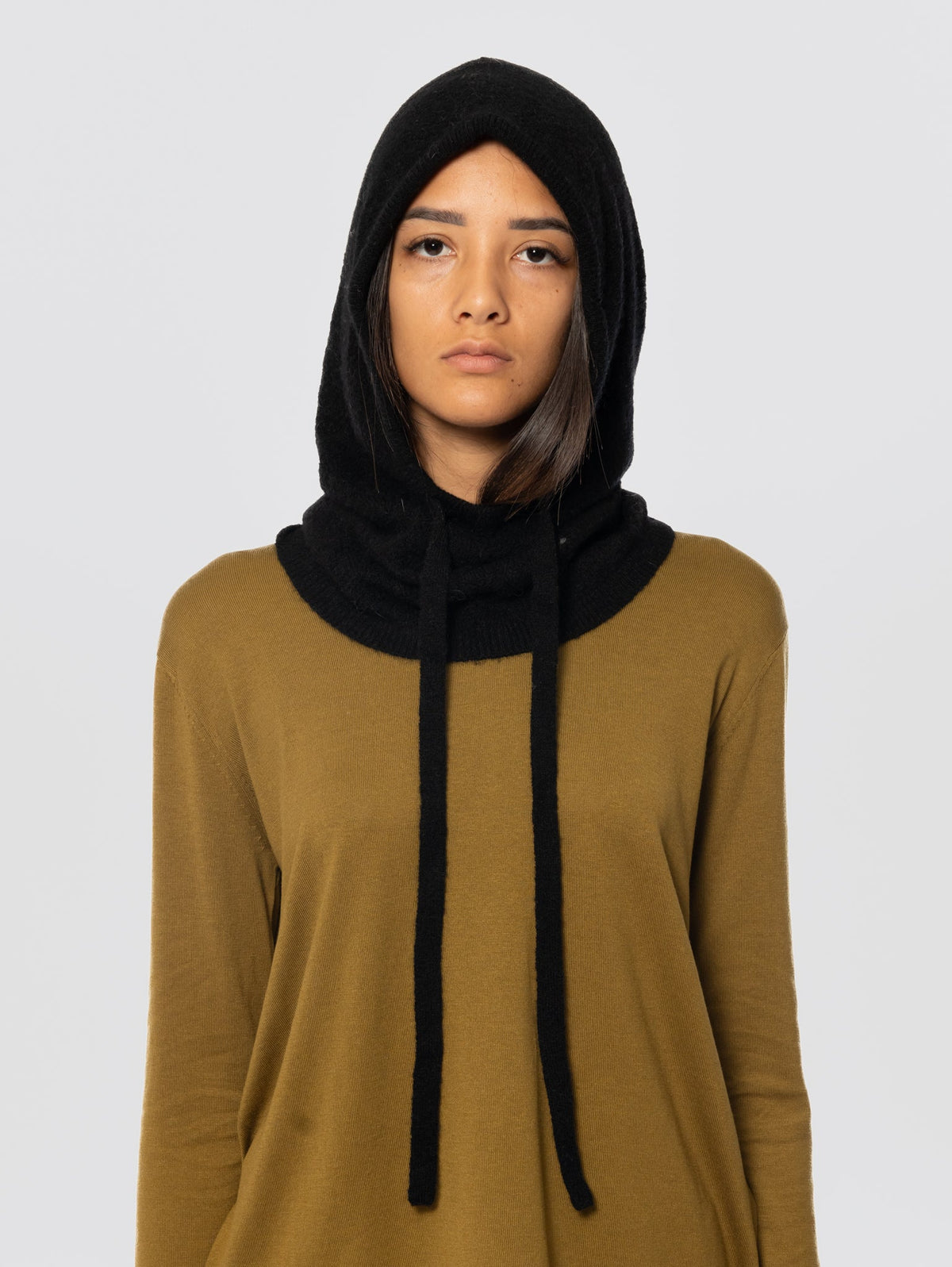 2026 New Arrival Balaclava in Lana Traforata Nero