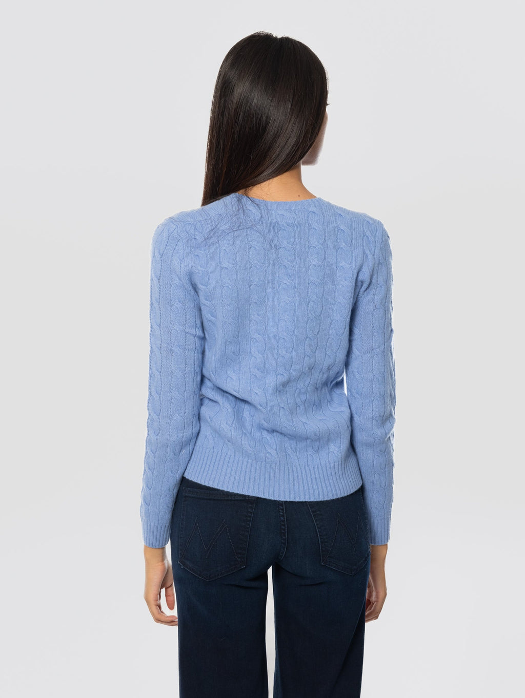 2026 New Arrival Maglia in Misto Cashmere Celeste