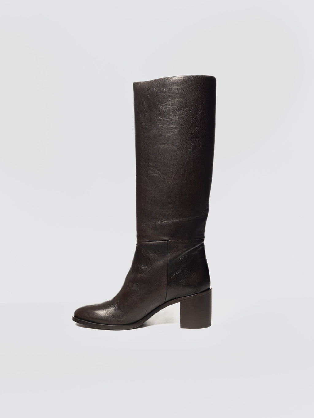 2026 New Arrival Stivali in Pelle con Tacco Testa di Moro