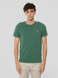 2026 New Arrival T-shirt Girocollo Custom Slim Fit Verde