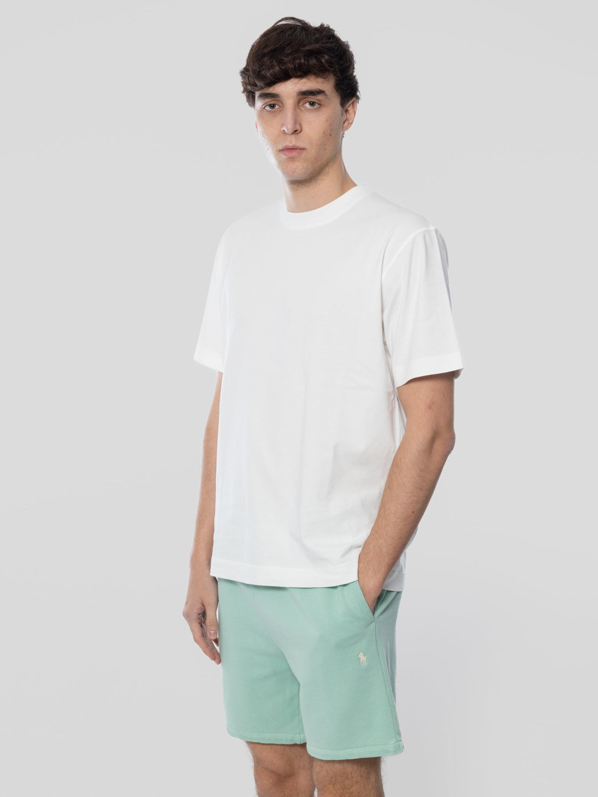 2026 New Arrival Shorts in Cotone Loopback Blu