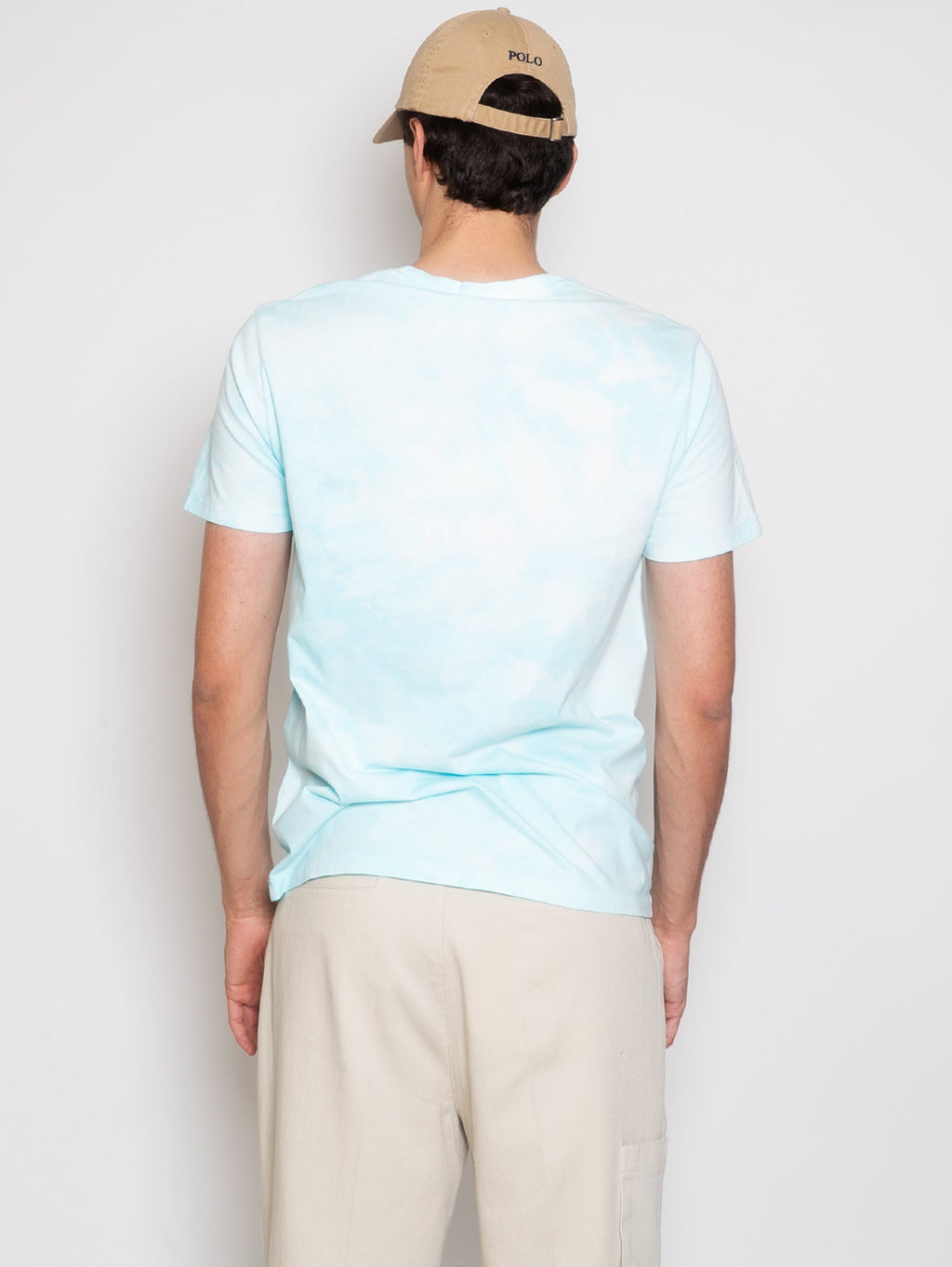 2026 New Arrival T-shirt Tie-Dye con Polo Bear Blu
