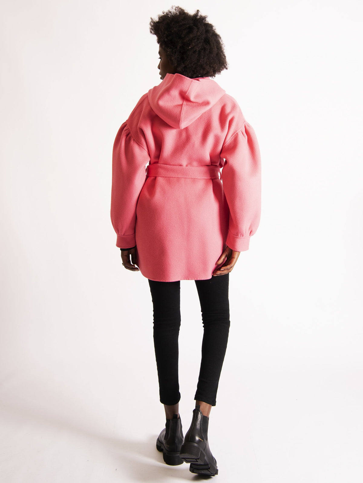 2026 New Arrival Parka in Doppio di Lana Rosa
