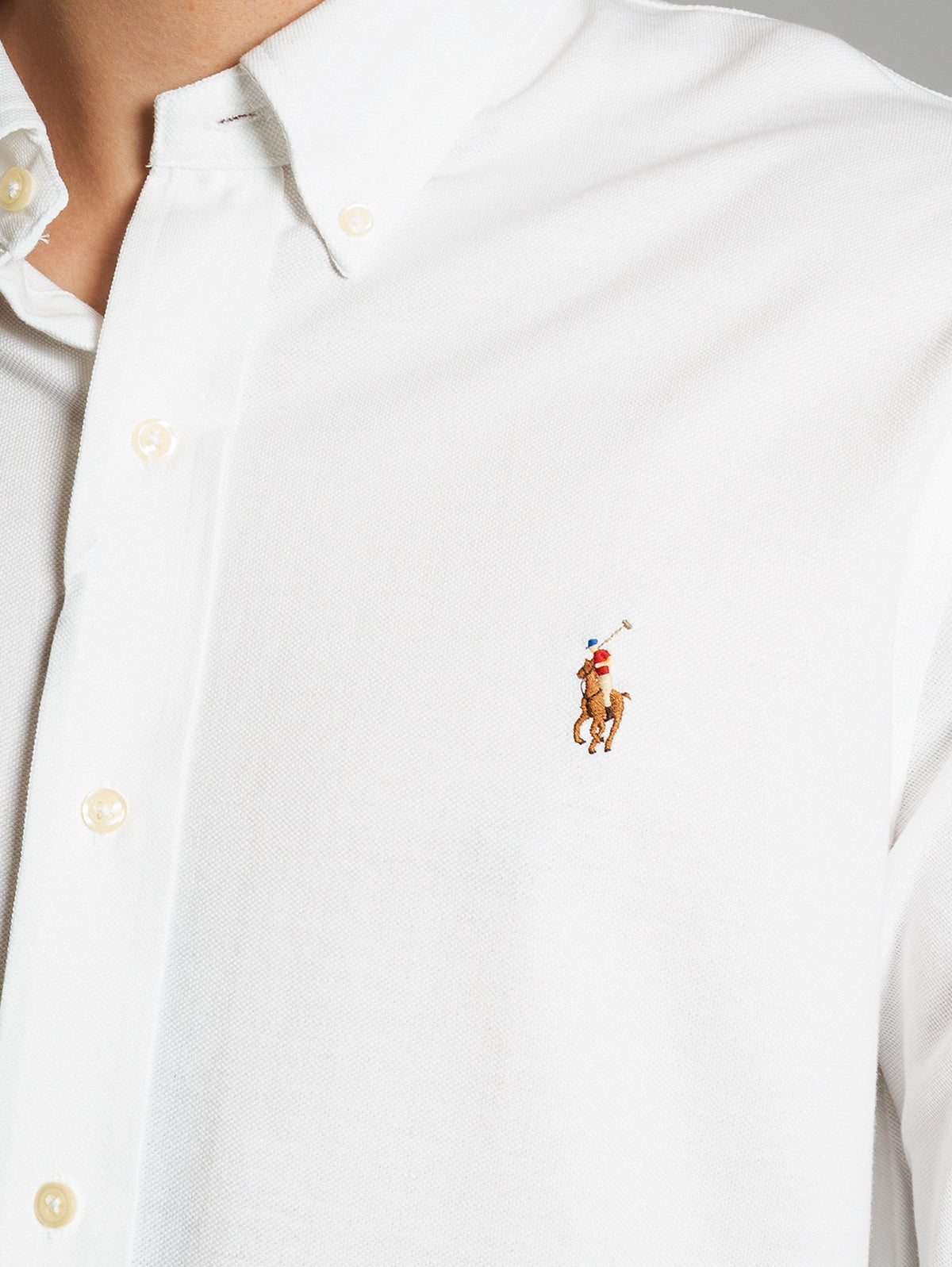 2026 New Arrival Camicia in Oxford Knit Bianco
