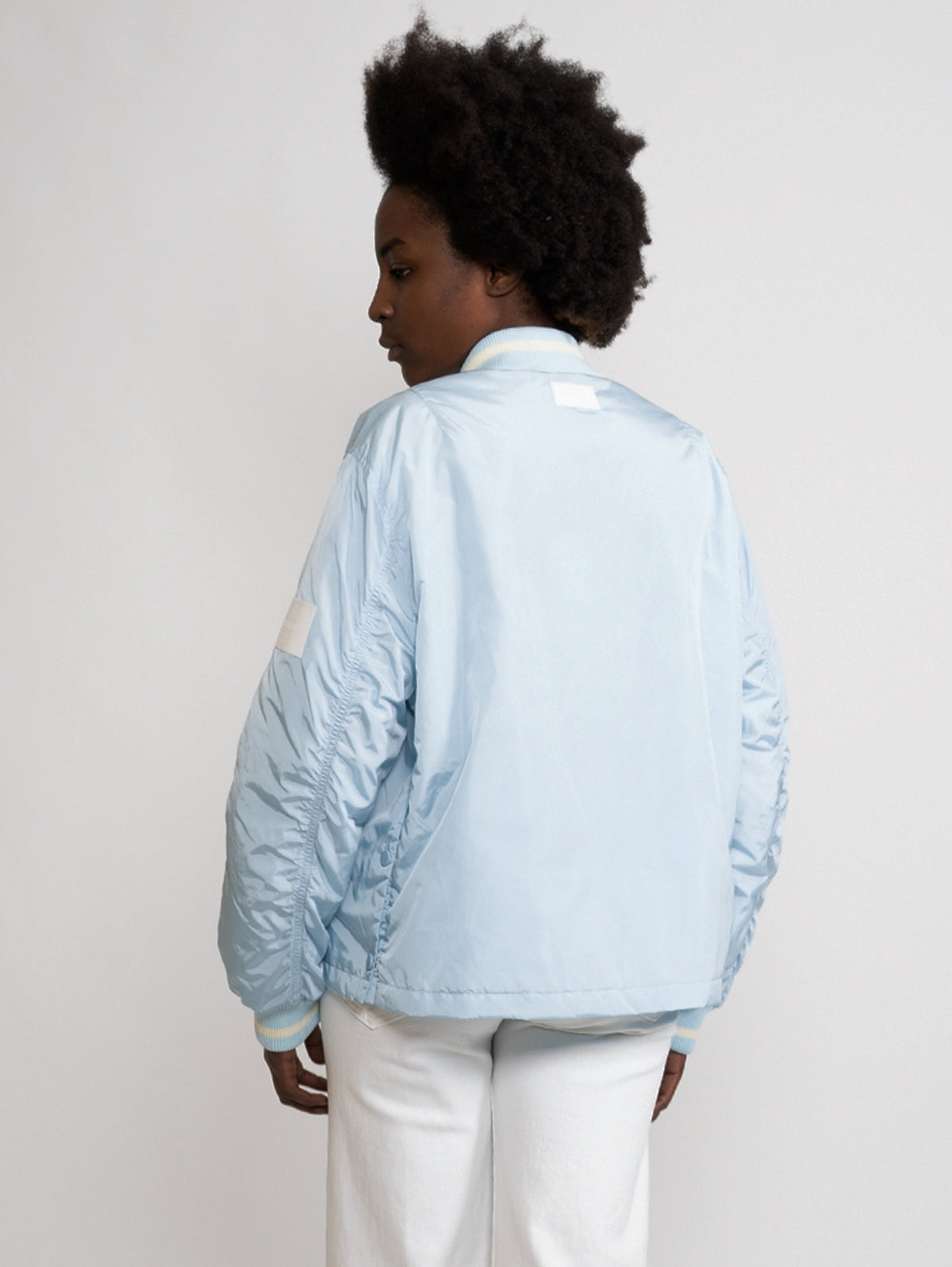 2026 New Arrival Bomber con Spacchi Laterali Blu