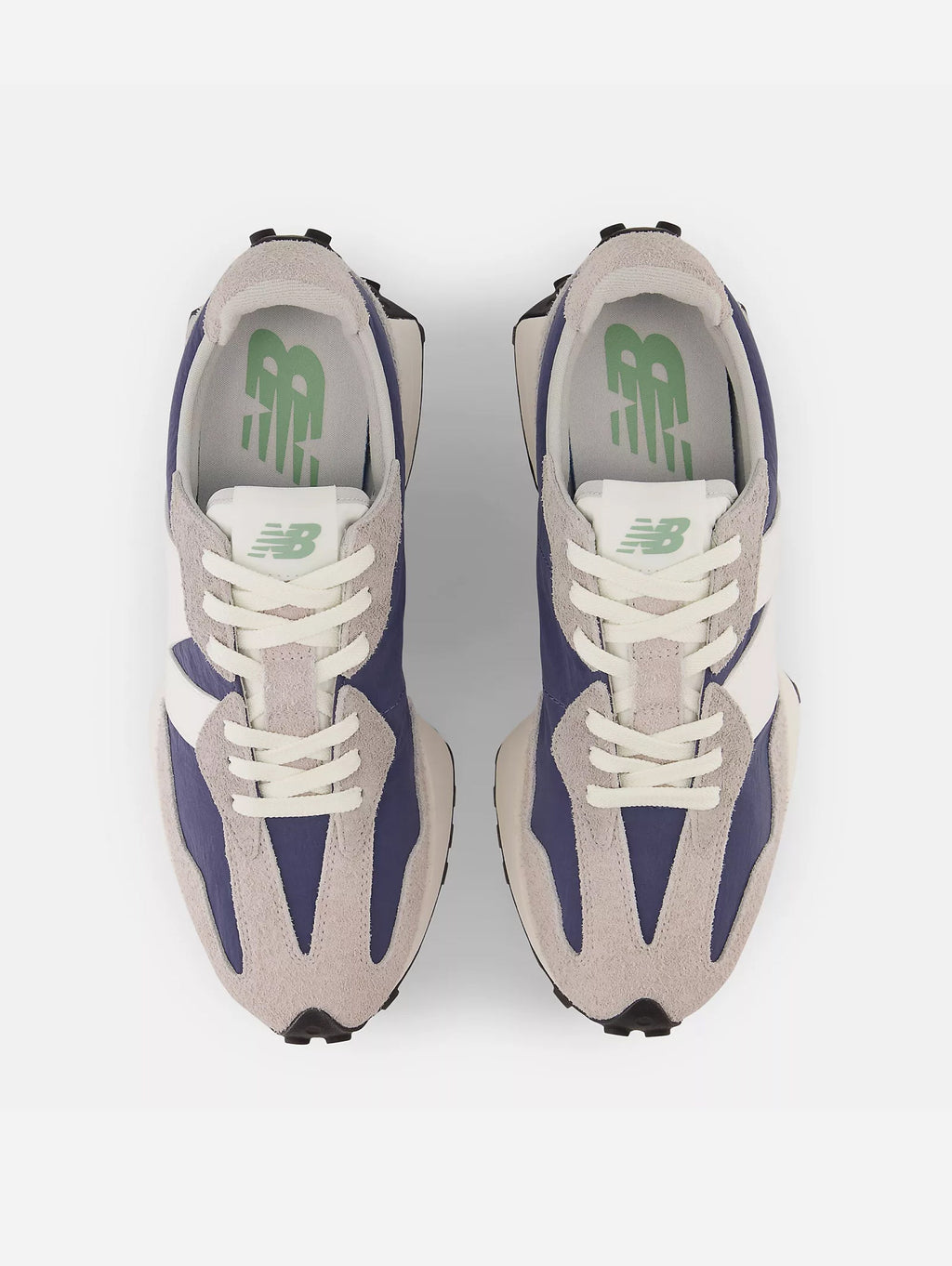 2026 New Arrival Sneakers Retr in Suede e Nylon 327 Viola