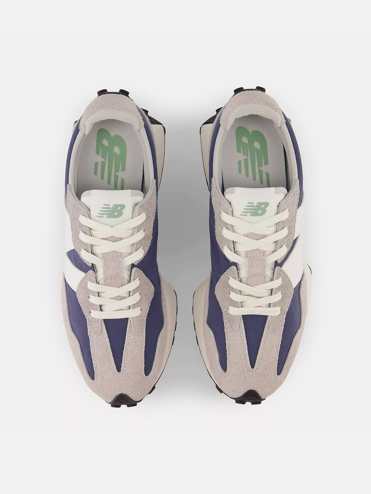 2026 New Arrival Sneakers Retr in Suede e Nylon 327 Viola