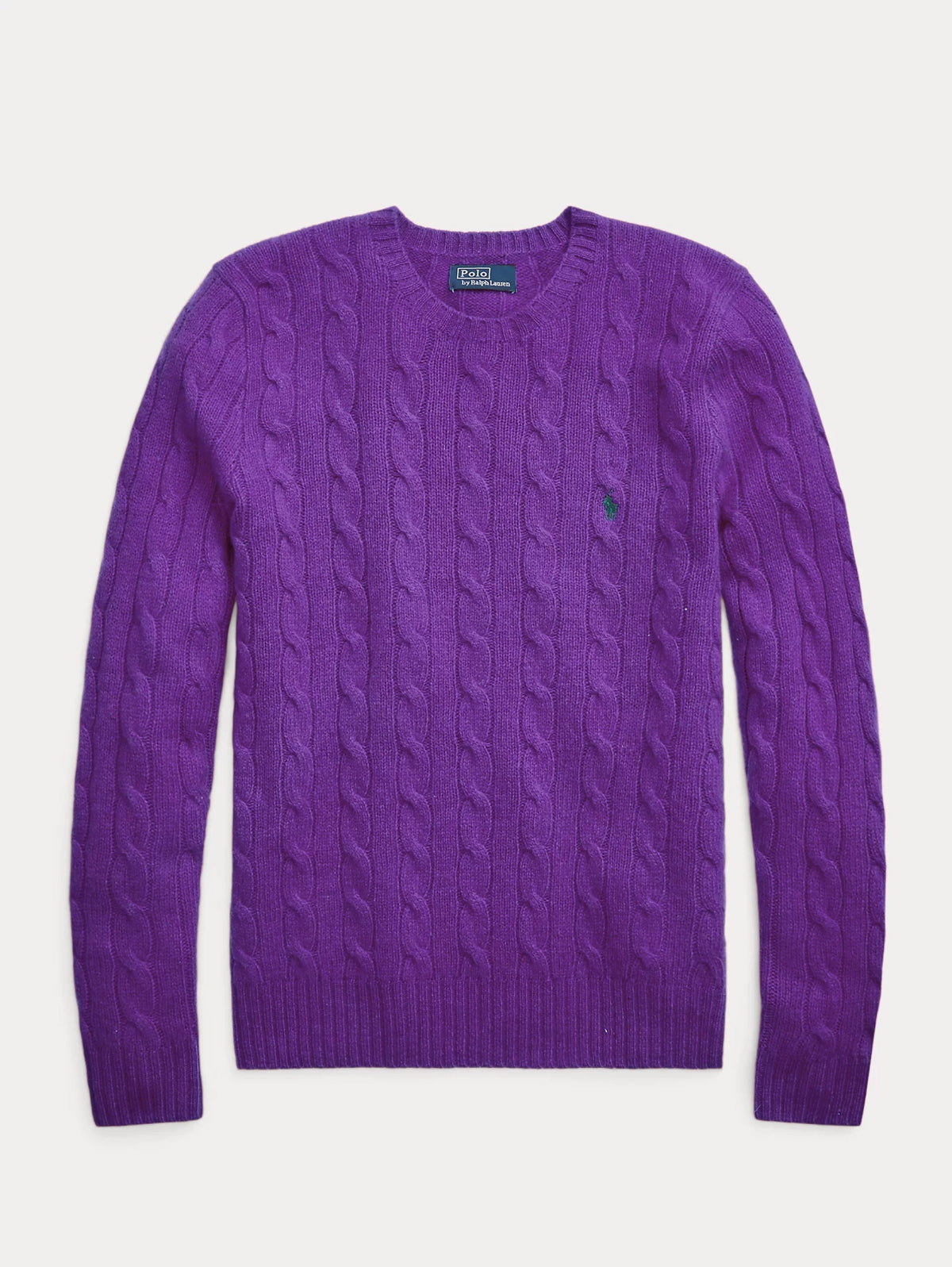 2026 New Arrival Maglia a Trecce in Misto Cashmere Viola