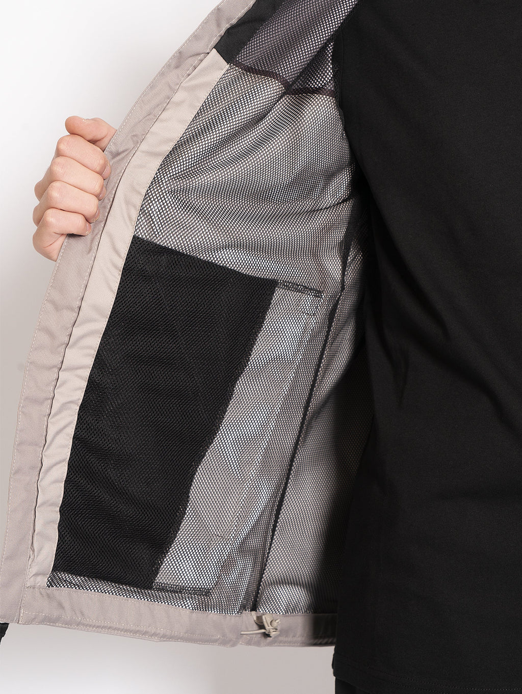 2026 New Arrival Giacca con Cappuccio Mountain Q Mineral Grey
