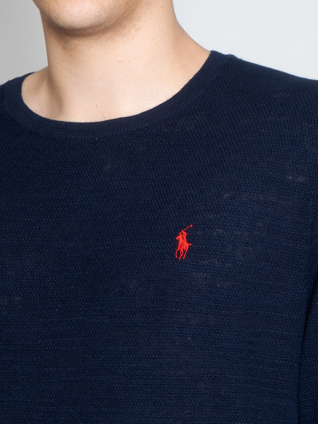2026 New Arrival Maglia in Lino e Cotone Blu
