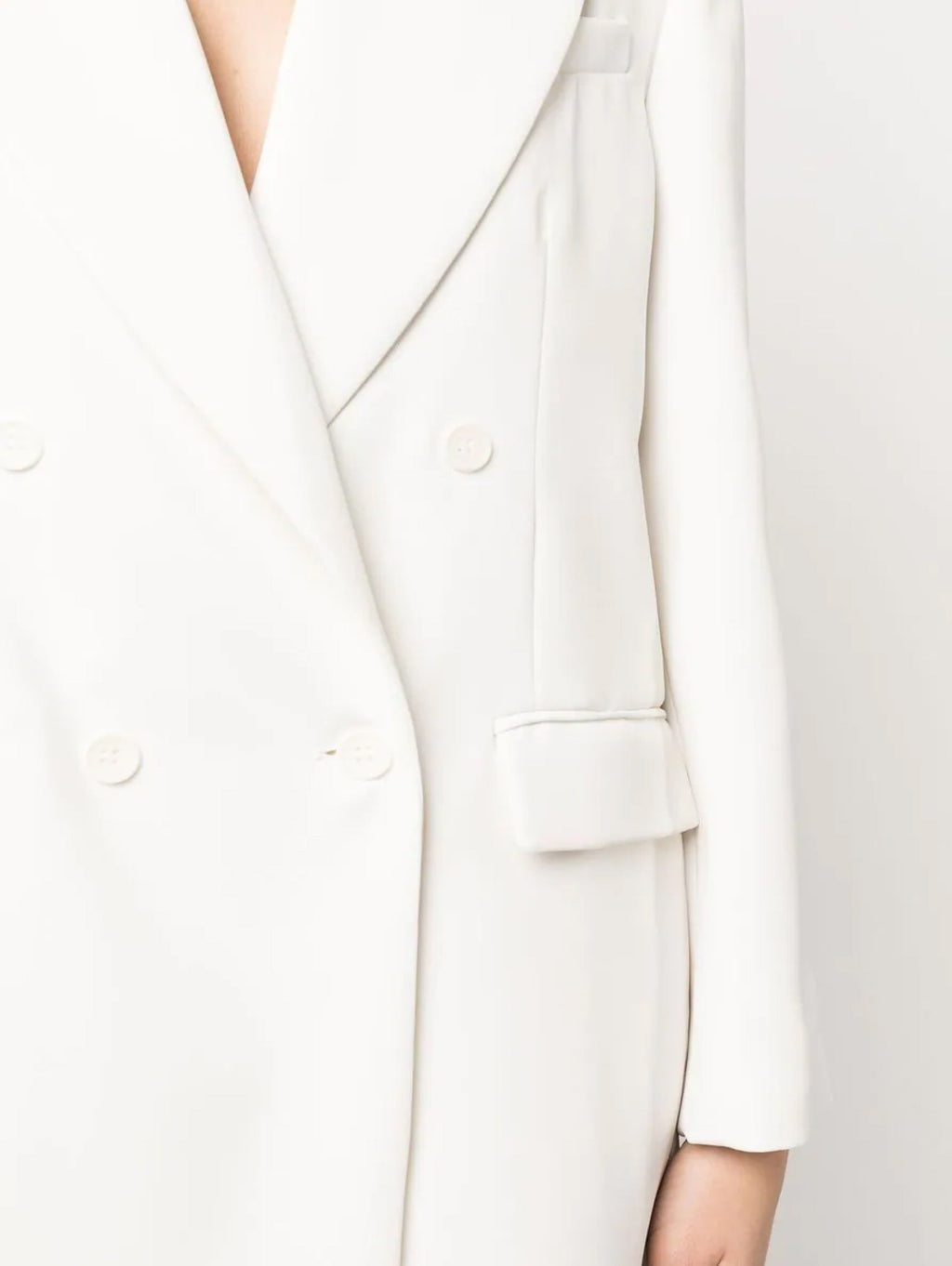 2026 New Arrival Blazer Doppio Petto in Cady Panna