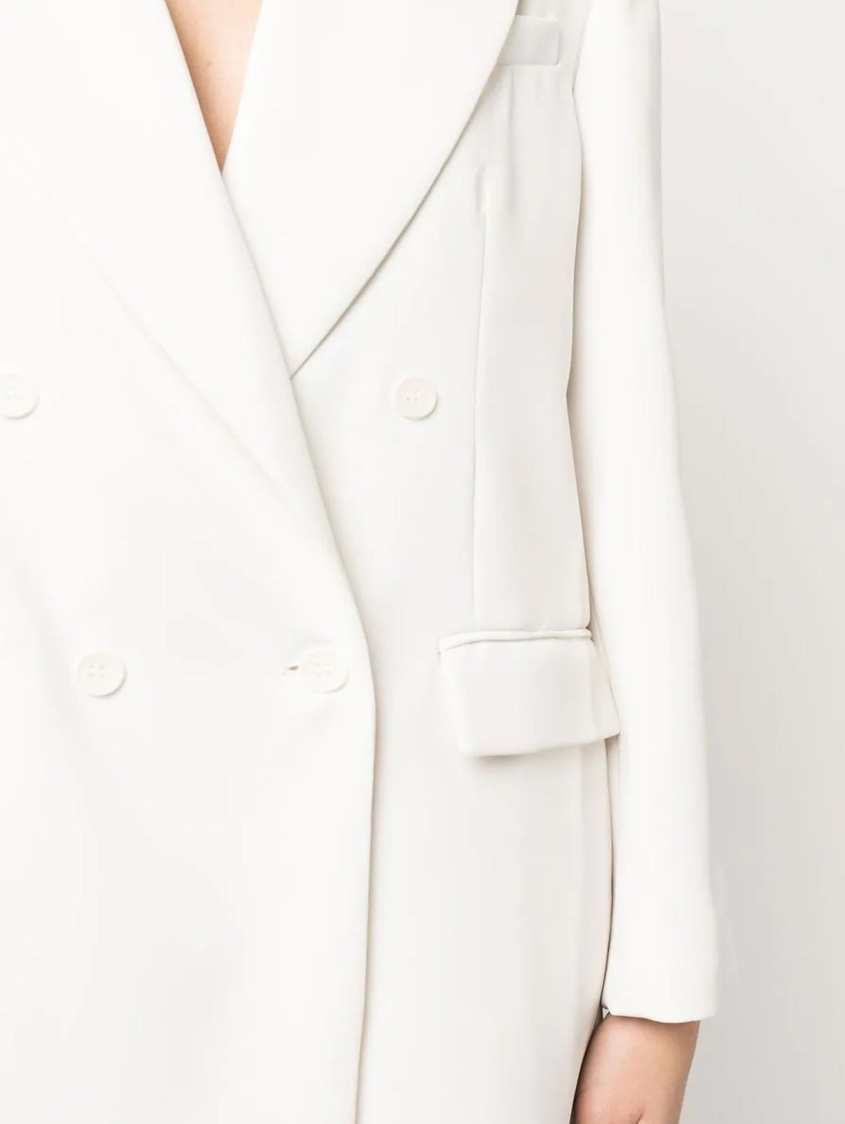 2026 New Arrival Blazer Doppio Petto in Cady Panna