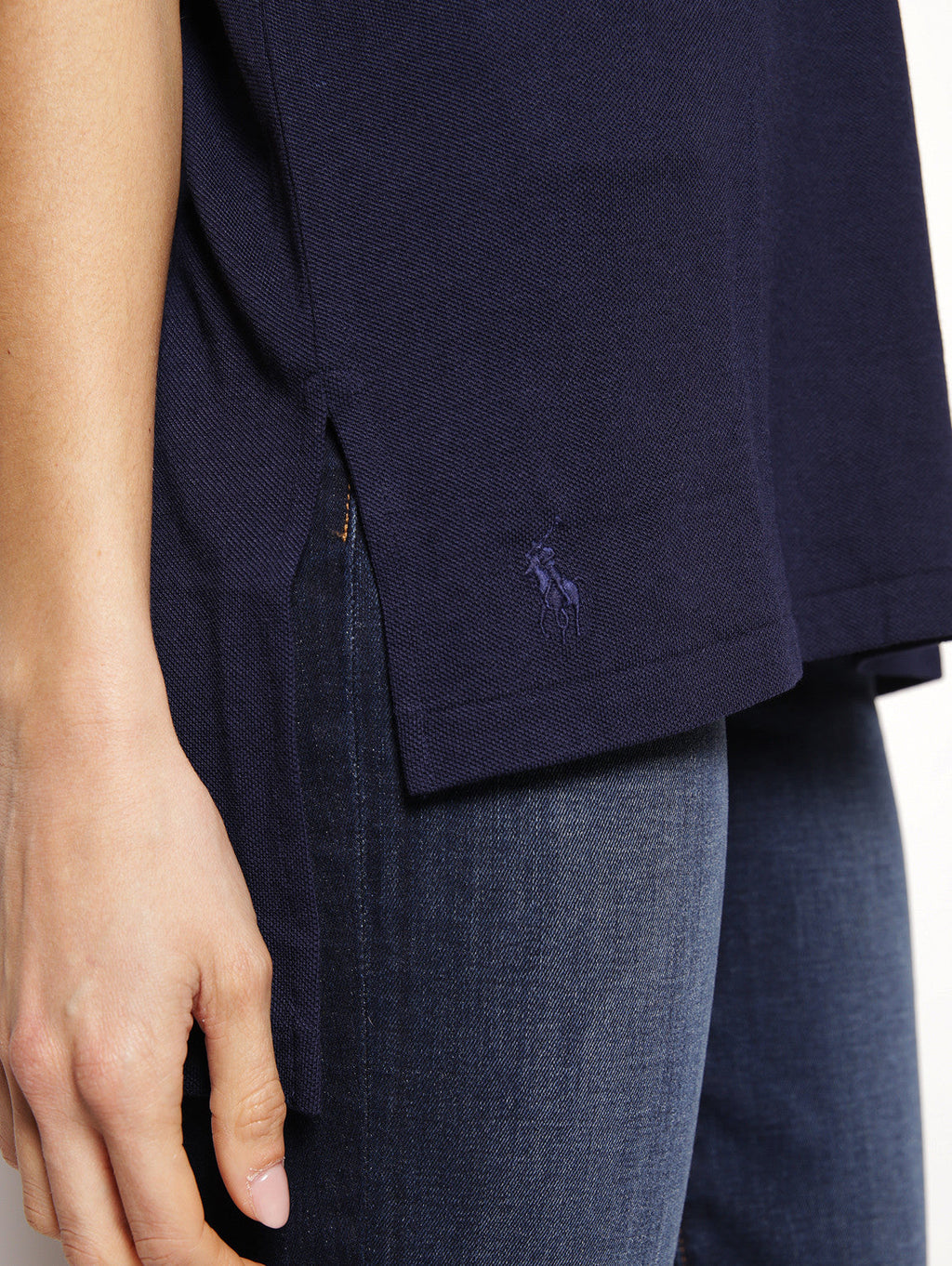 2026 New Arrival Polo con Lacci Blu navy