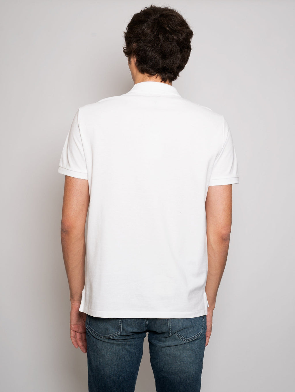 2026 New Arrival Polo in Cotone Custom Slim Fit Bianco