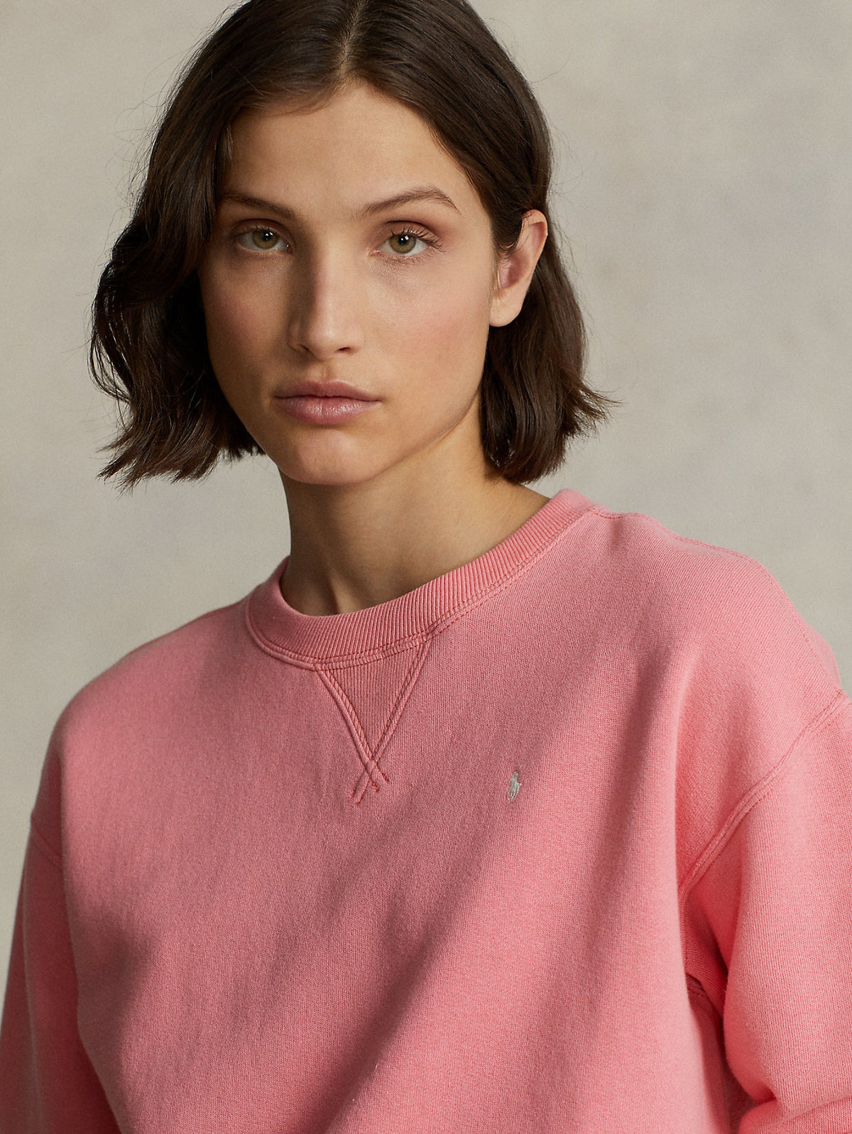 2026 New Arrival Felpa Girocollo Rosa Dolce