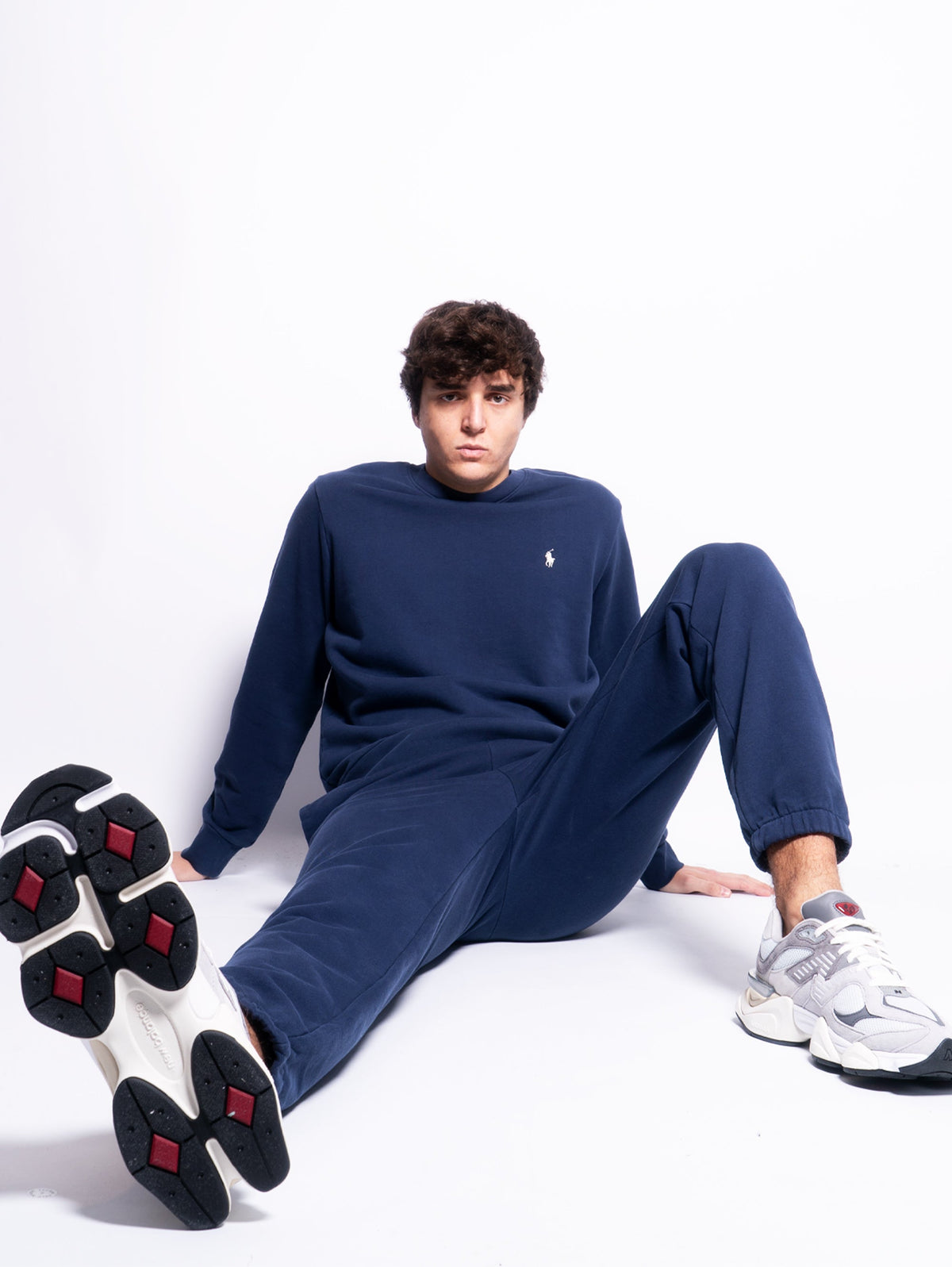 2026 New Arrival Pantalone da Jogging Loopback Blu