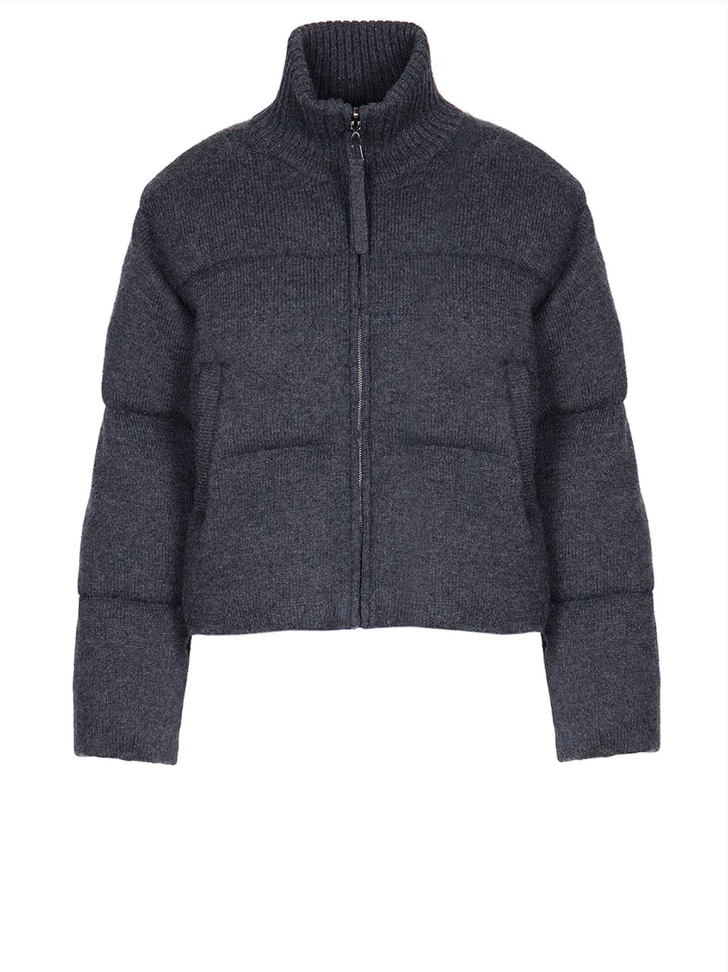2026 New Arrival Piumino in Lana Reversibile Grigio