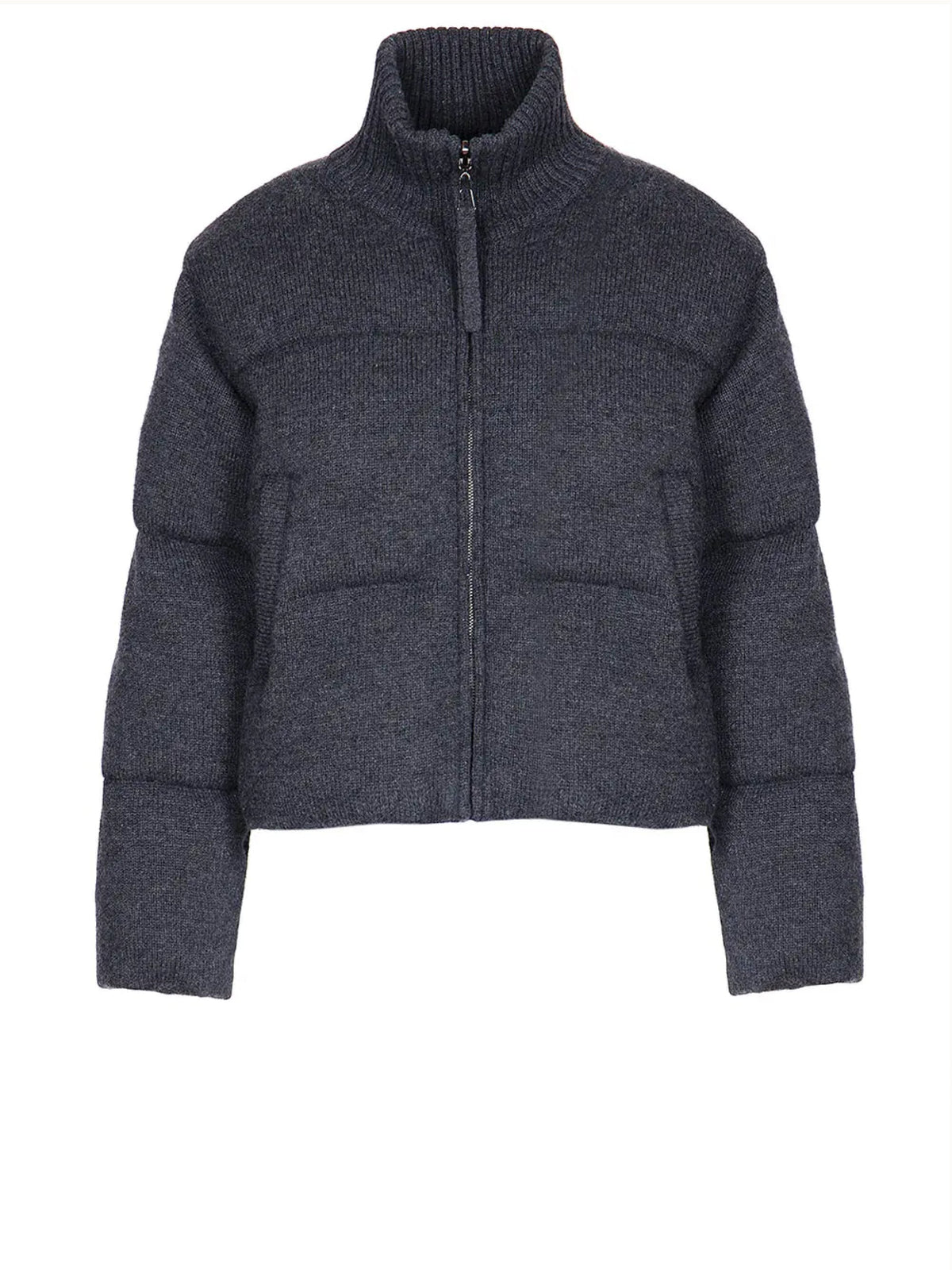 2026 New Arrival Piumino in Lana Reversibile Grigio