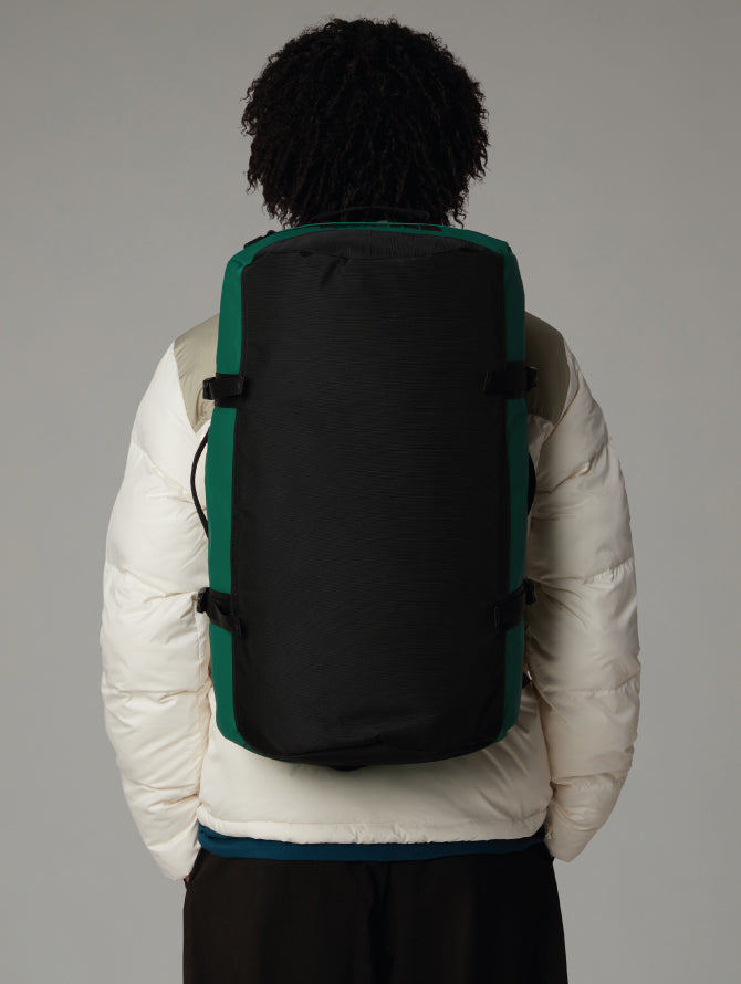 Borsone in Nylon Misura S Verde/Nero