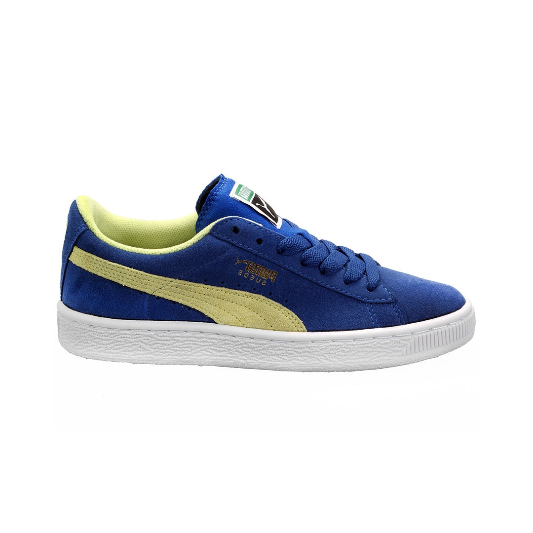 Top Seller Puma - SUEDE Junior’s - BLUE-SUNNY LIME-GOLD