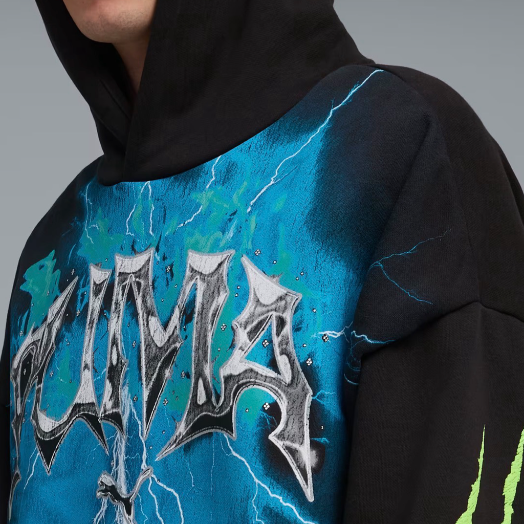 Top Seller Puma - GRAPHIC CAT BOXY HOODIE   Men’s -PUMA BLACK