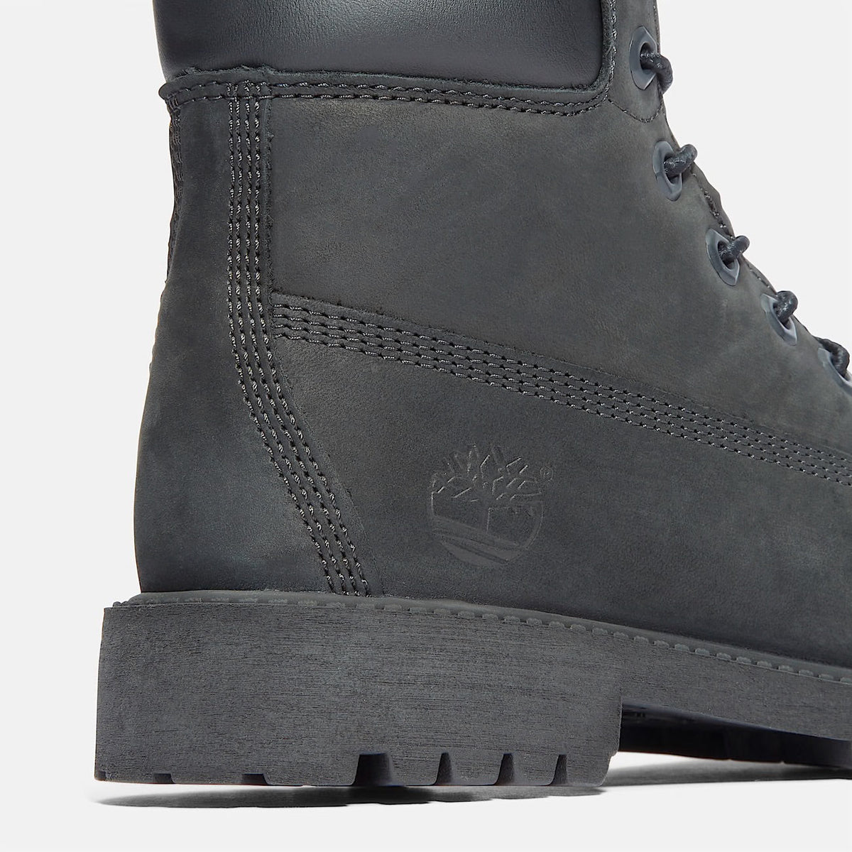Top Seller Timberland 6IN PREMIUM LACE WATERPROOF Junior’s - BLACK NUBUCK