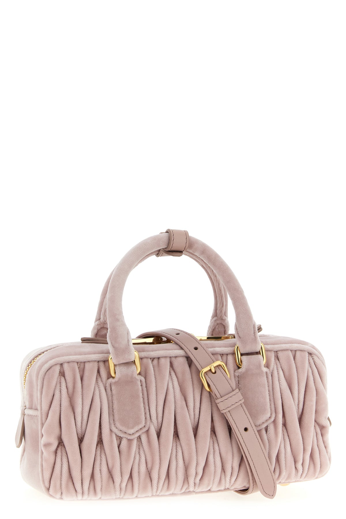 2026 New Arrival arcadie crossbody bag in matelassé velvet