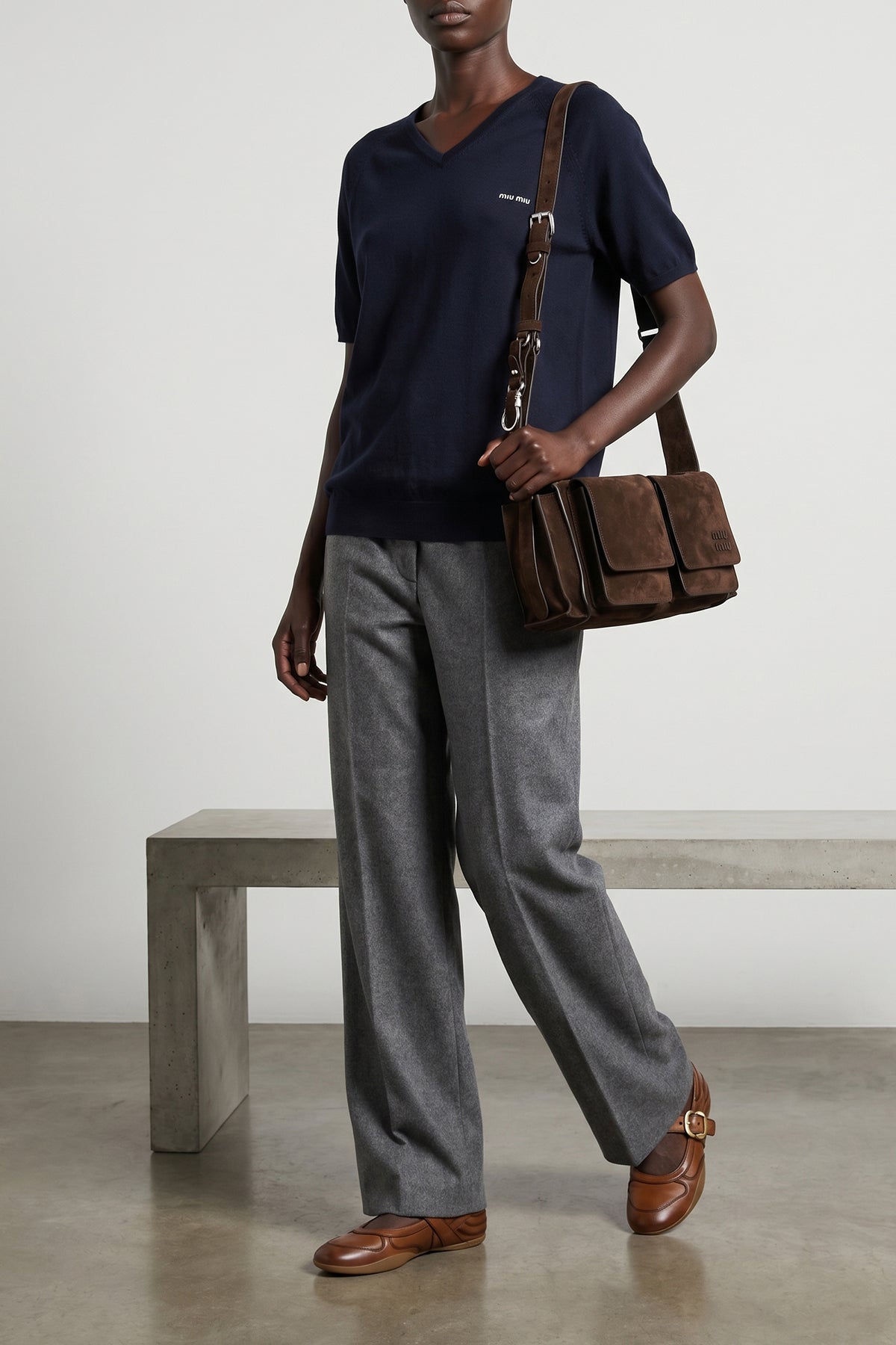 2026 New Arrival utilitaire suede crossbody bag