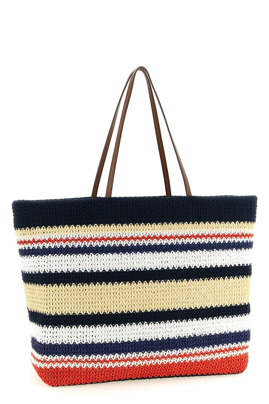 2026 New Arrival large shopping bag in raffia-effect yarn