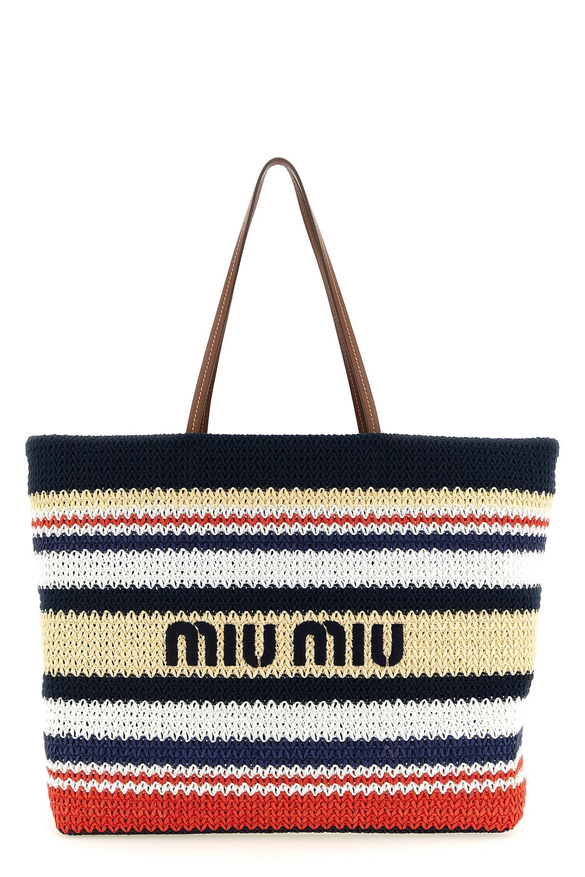 2026 New Arrival large shopping bag in raffia-effect yarn