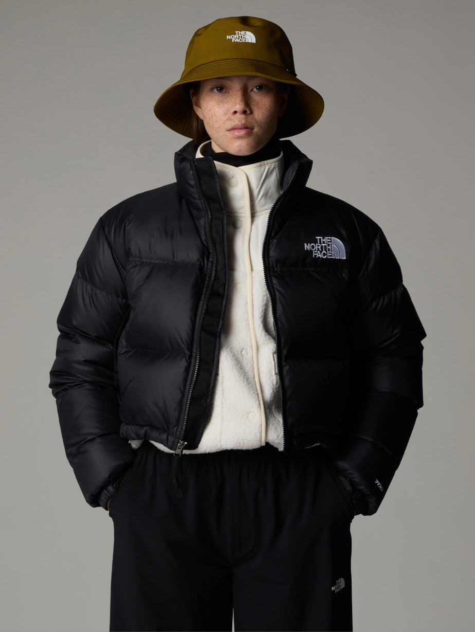 Giacca Cropped Nuptse Nero