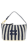 2026 New Arrival braided and smooth leather crochet cotton pouch